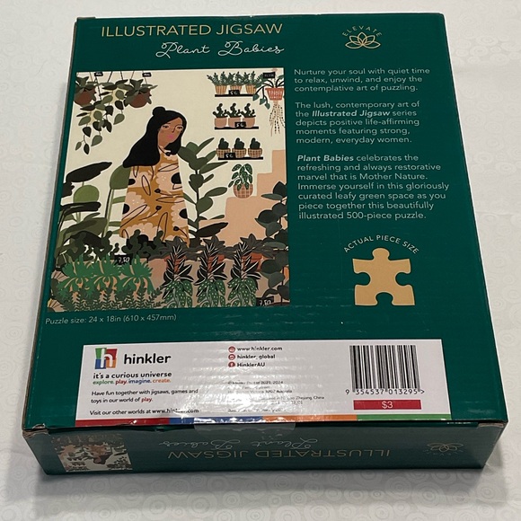 Elevate Illustrated Jigsaw Puzzle - Plant Babies - Picture 2 of 4